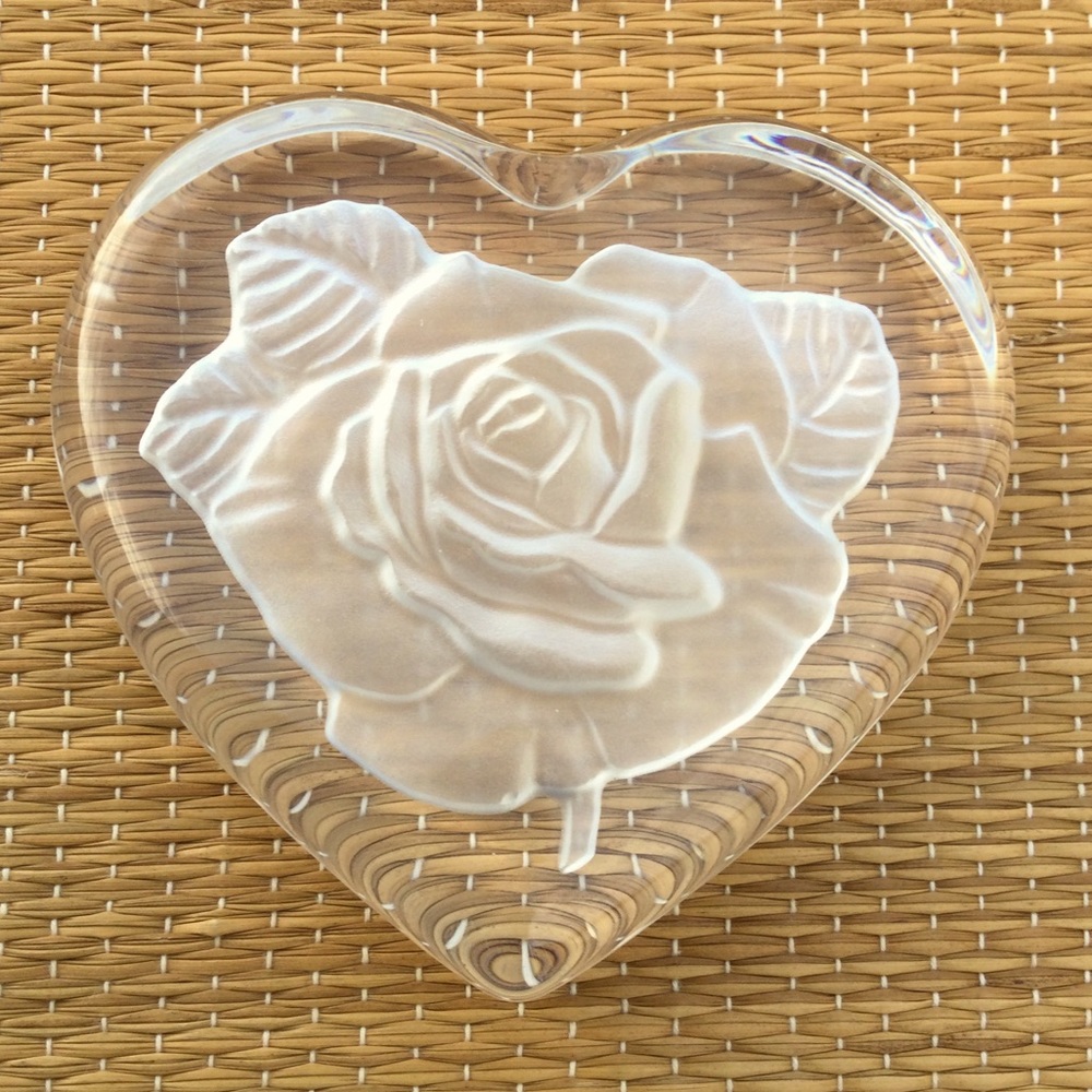 MIKASA GLASS ROSE NEW - Picture 2 of 4